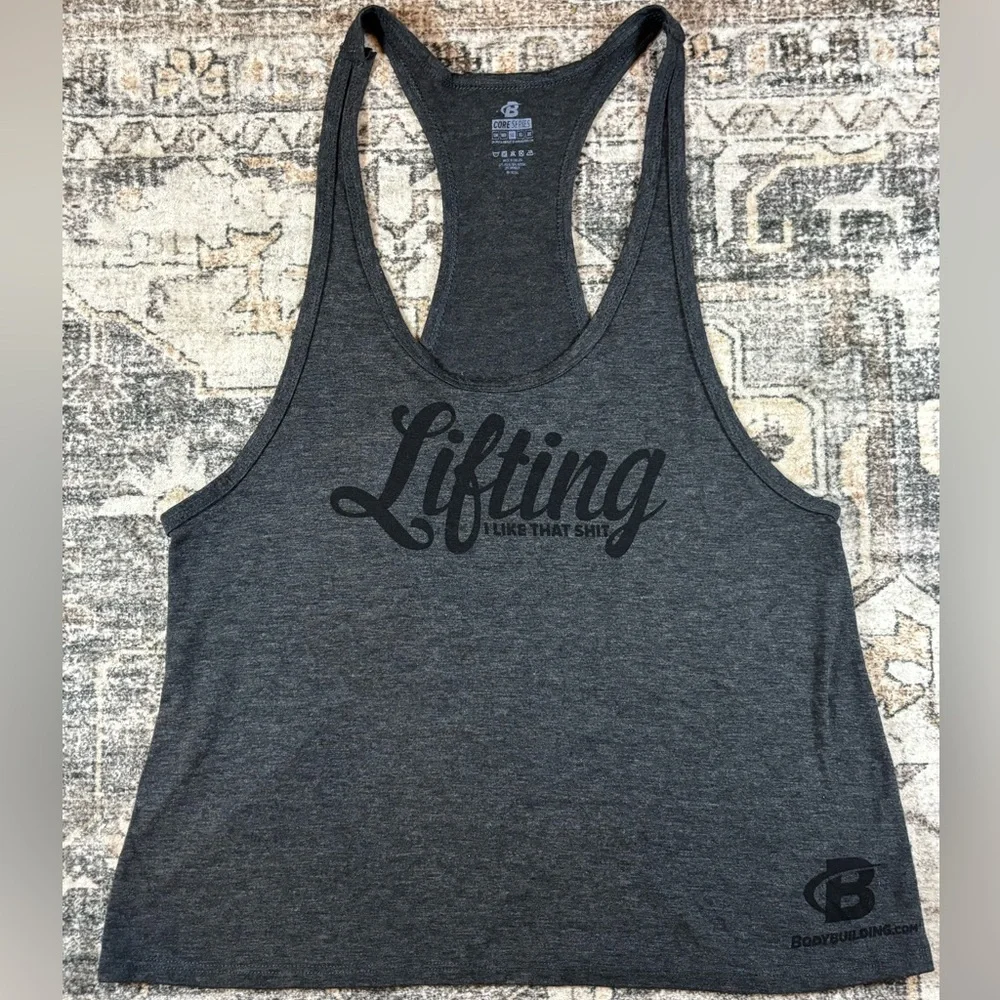 Bodybuilding.com Gym Top T-Shirt Cut Outs and 2 Tank Tops Bundle Women’s Size LG - Picture 4 of 7